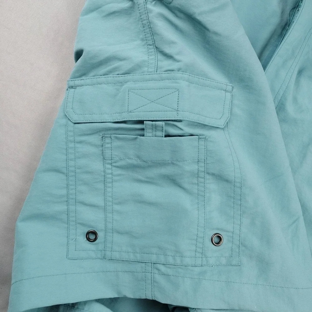 Reel Legends Bonefish Performance Cargo Shorts Mens XXL Lt Teal 7.5